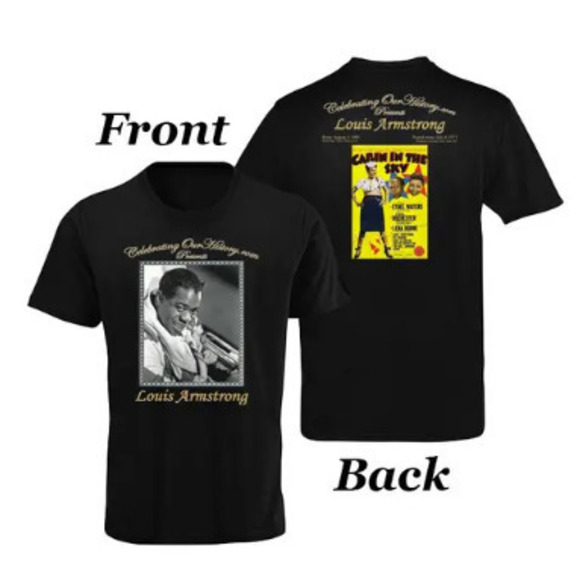 Other - Louis Armstrong Cabin In The Sky Movie 2 Sided Tee